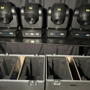 pack de cabezas móviles martin mh1 profile plus – con truss, bases, garras y flightcases