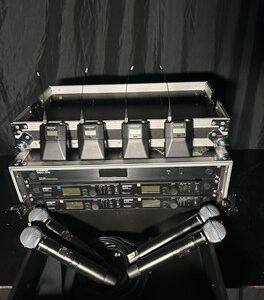 sistema inalámbrico digital shure ulx d – receptores ulxd4 h51 + manos sm58, petacas ulxd1 y diademas beta53